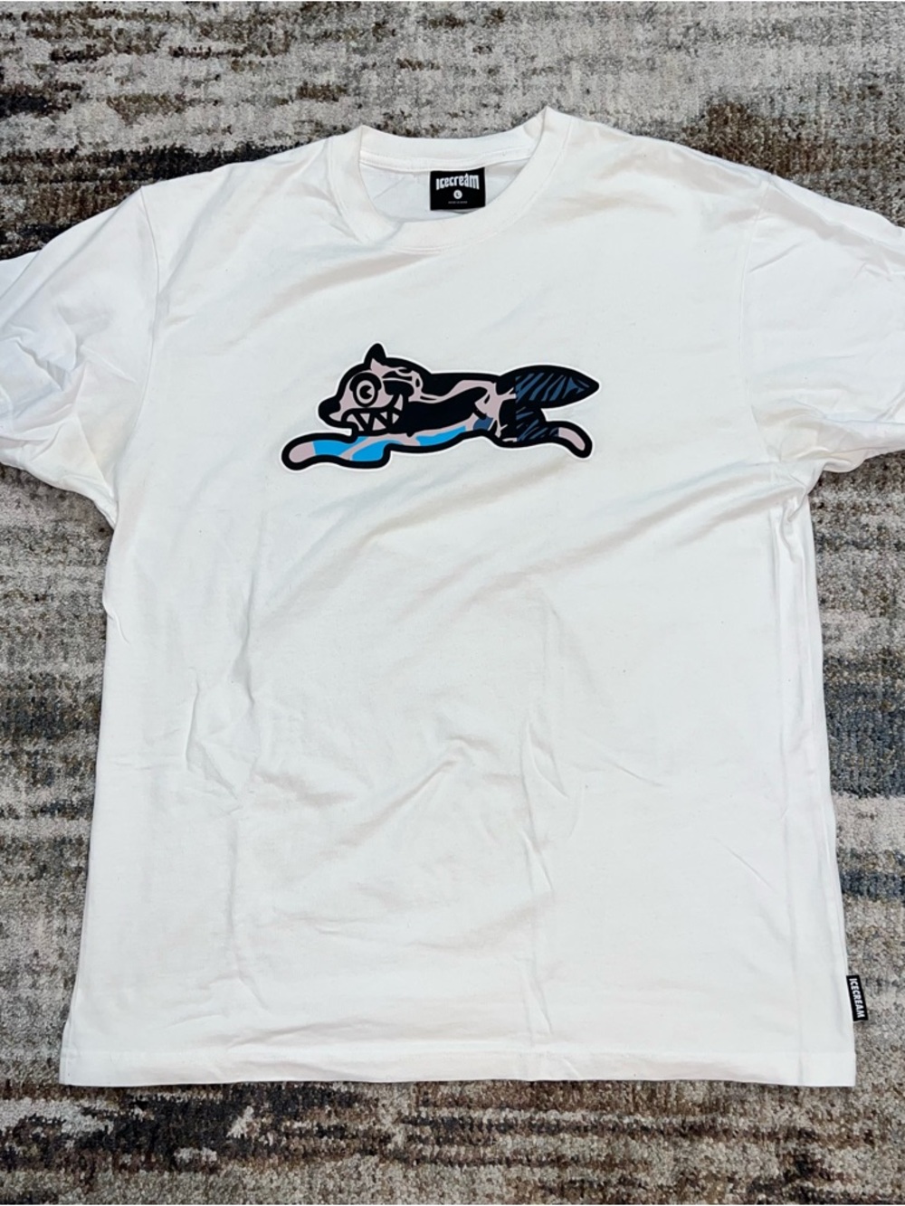 Billionaire Boys ICECREAM Running Dog Graphic T-Shirt